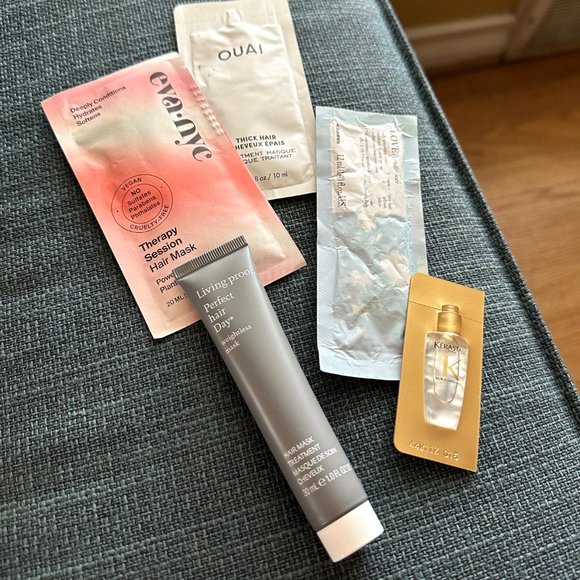 OUAI Living Proof Kerastase Davines Eva NYC Hair Mask Conditioner Oil 5pc Bundle - Picture 5 of 8